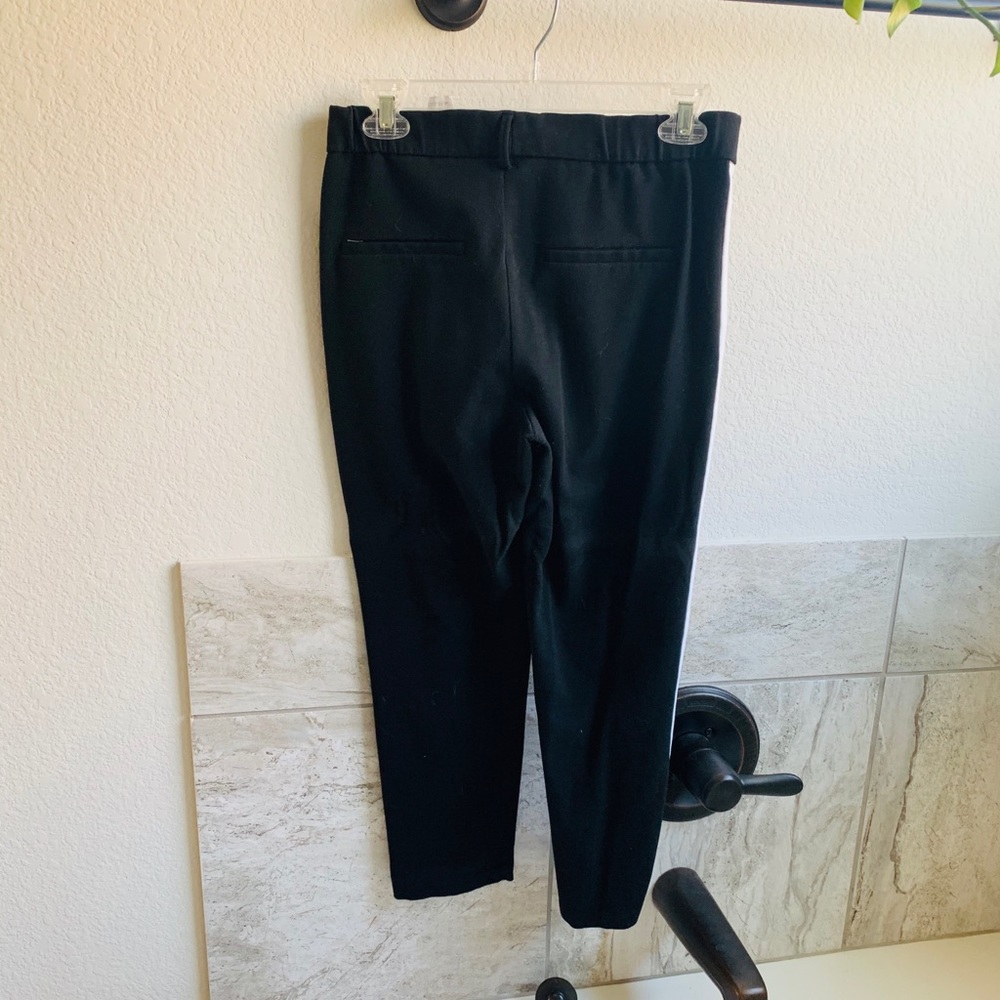 Black trousers with stylish white line - Picture 2 of 3